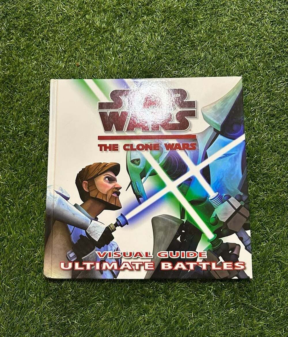 2009 DK Star Wars The Clone Wars Visual Guide Ultimate Battles Hardcover Book